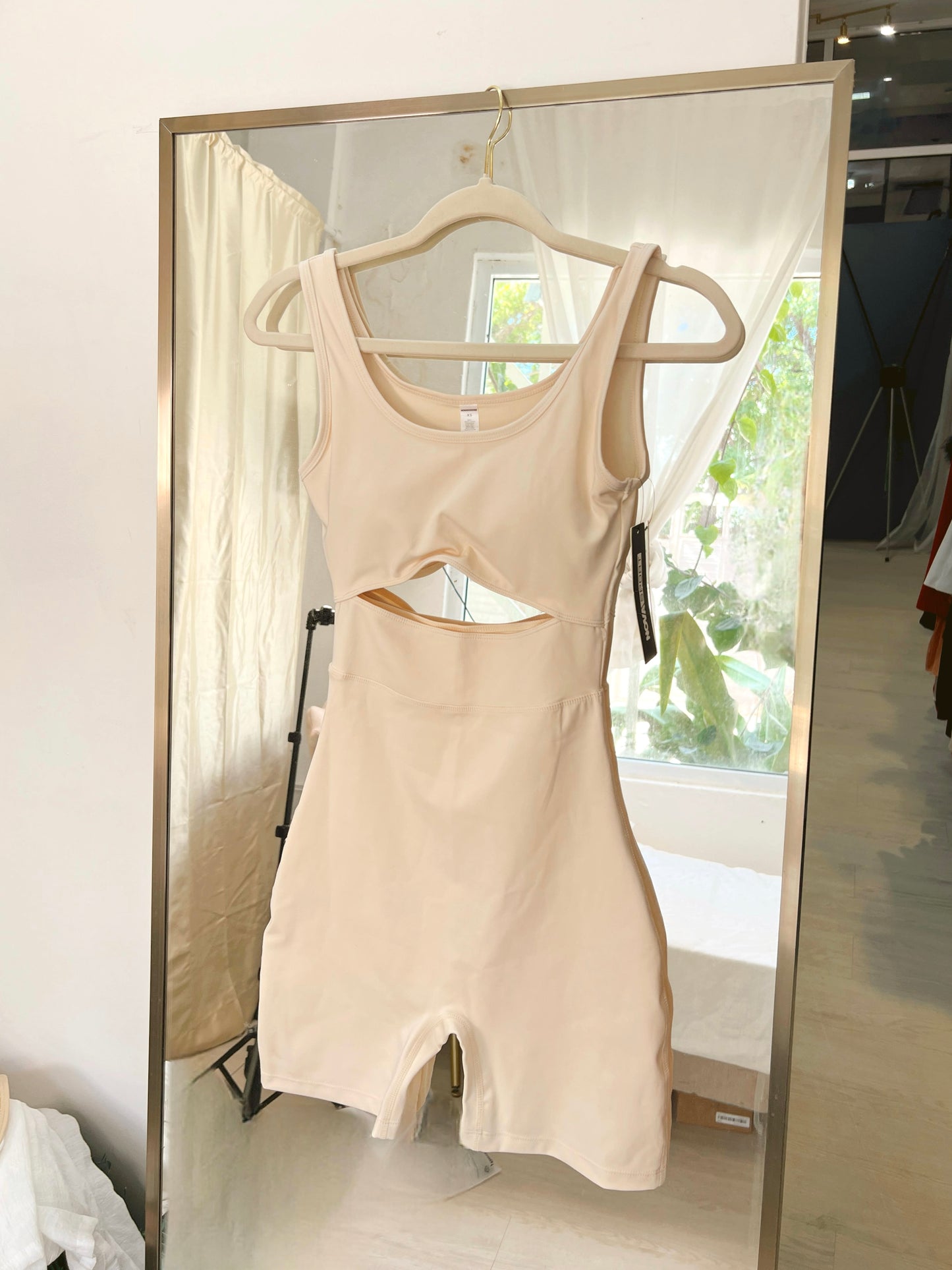 Cream Active Romper