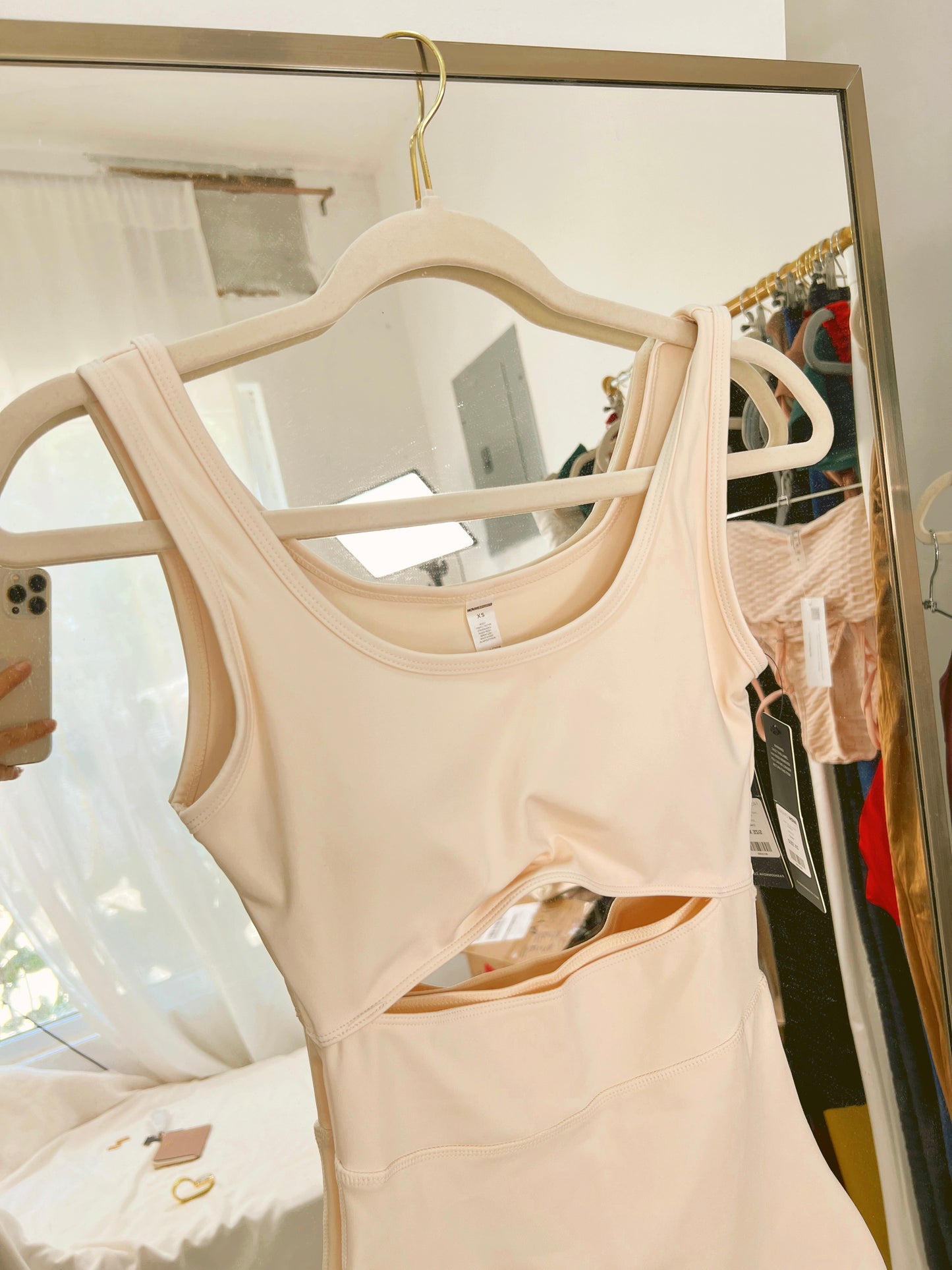 Cream Active Romper