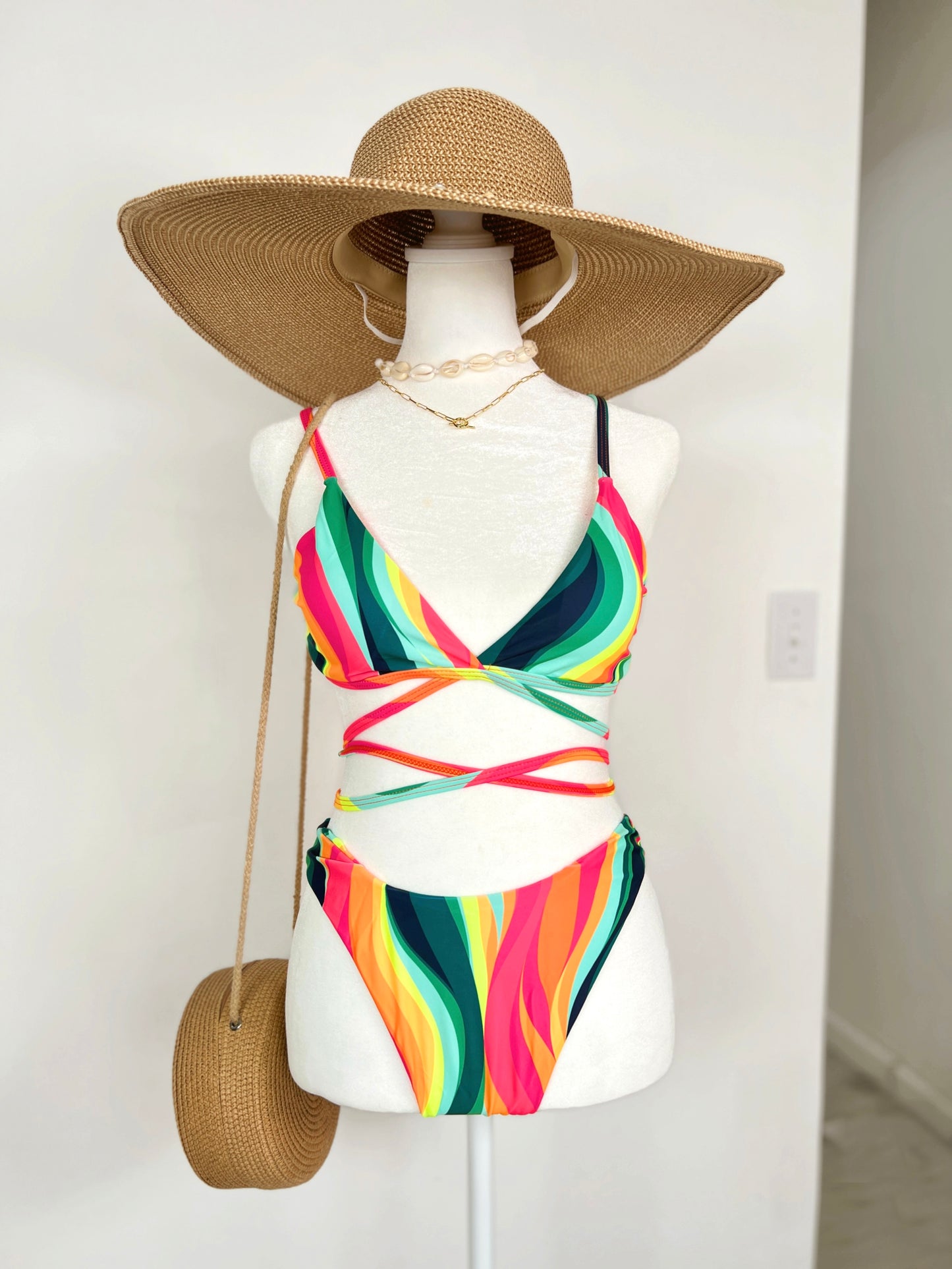 3pc Bikini with Skirt