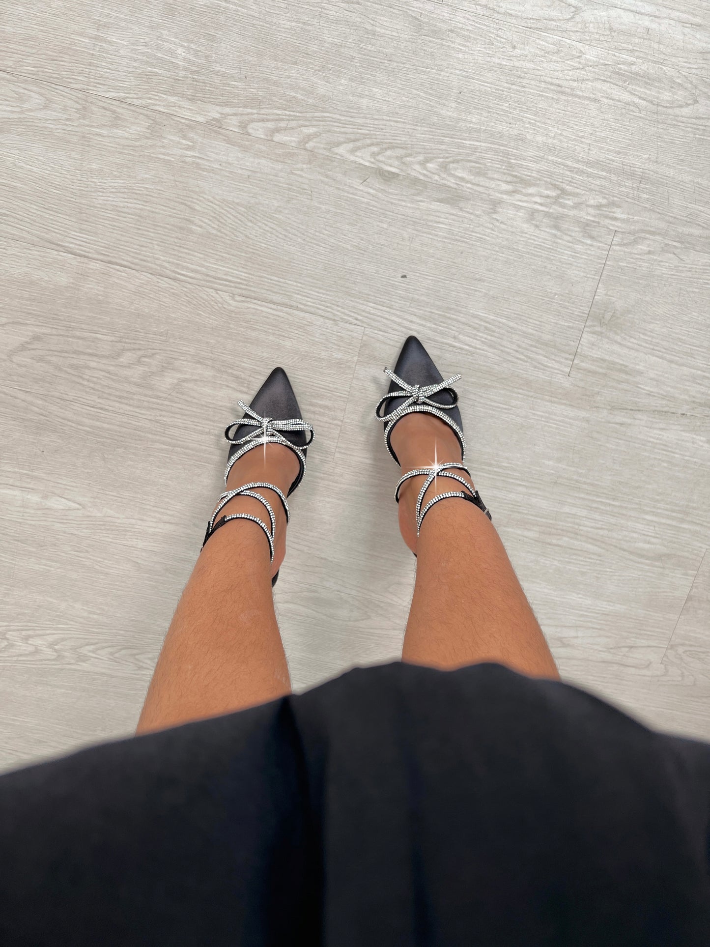 Black Bubble A-Line Cocktail Dress