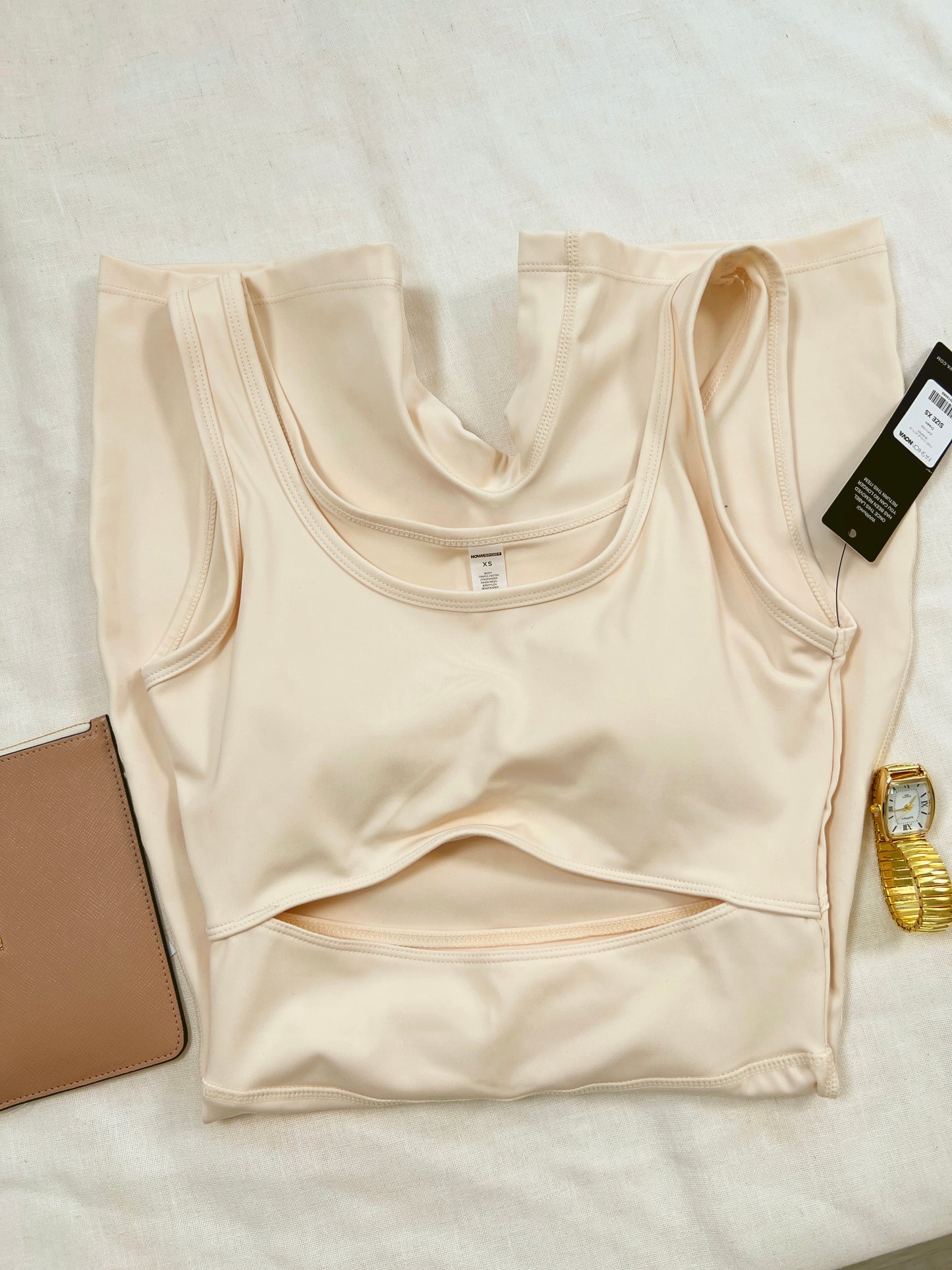 Cream Active Romper