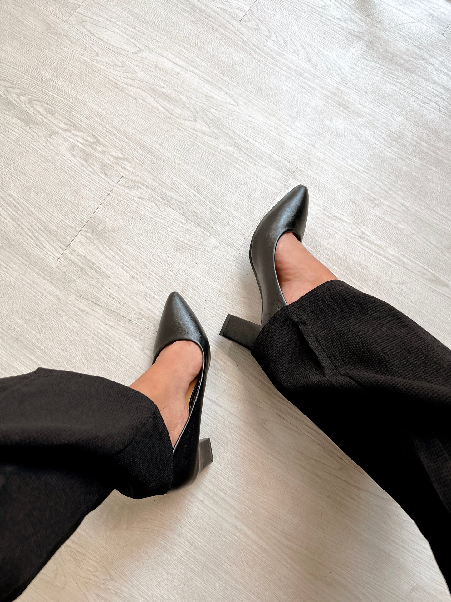 Black Work Pumps
