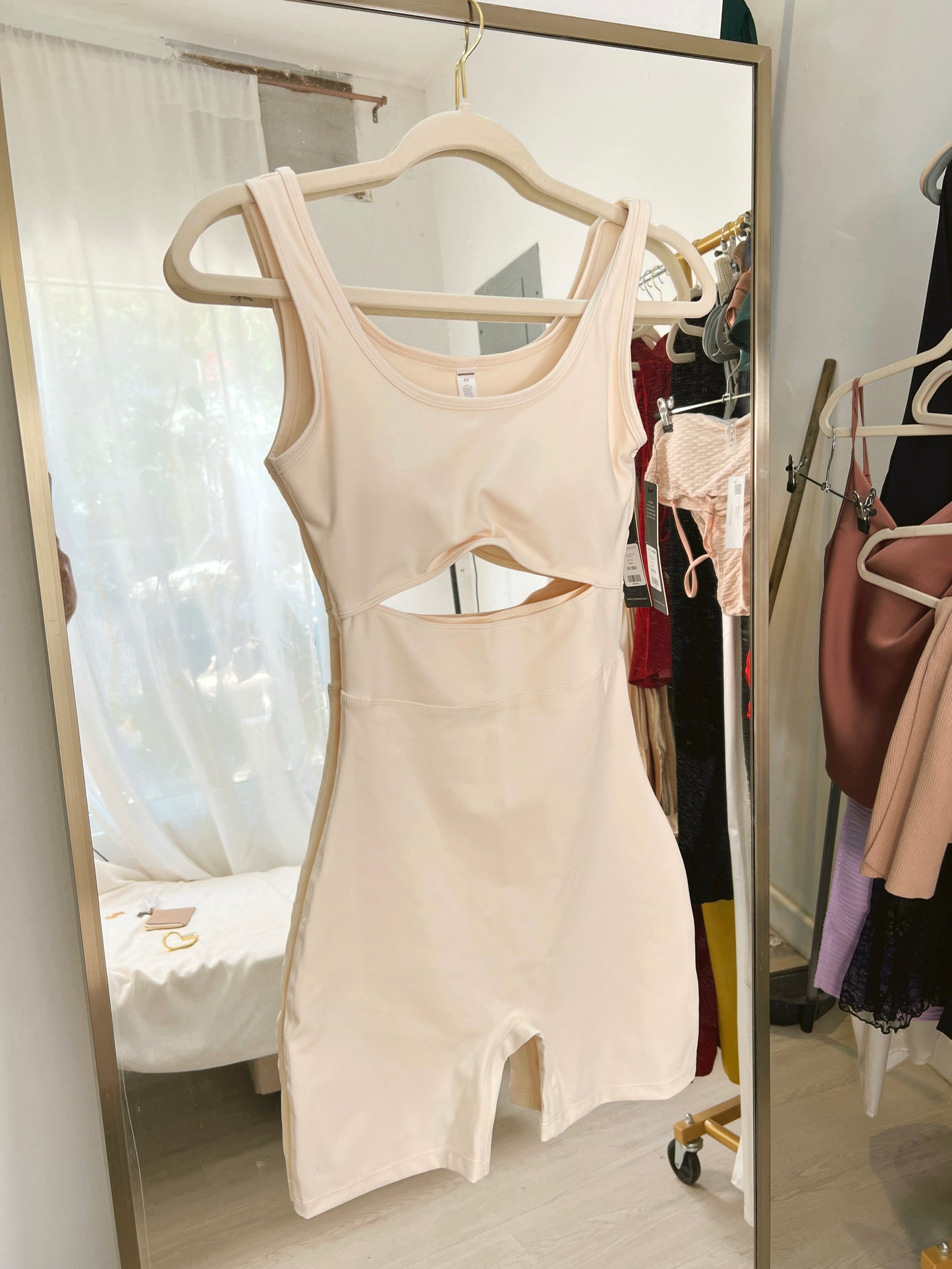 Cream Active Romper