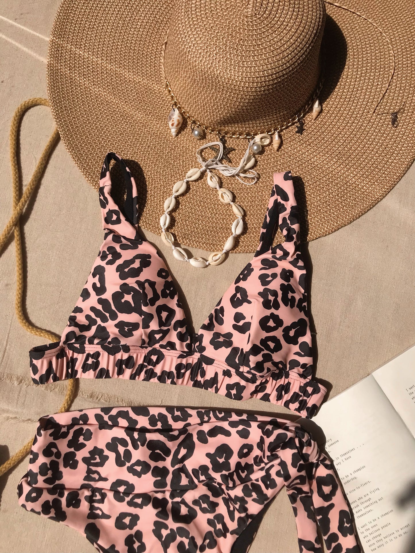 Nude Cheetah Highwaist Bikini