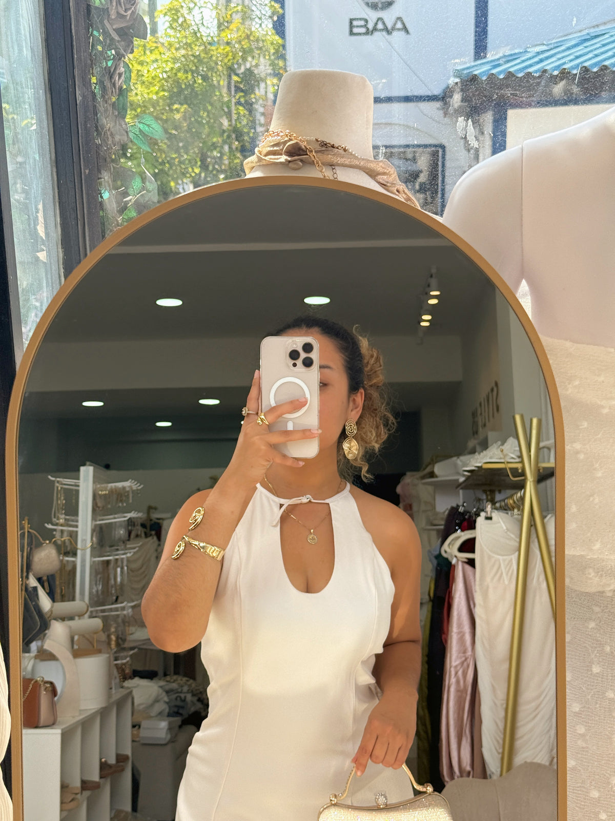 Ivory cream Semi-formal Dress