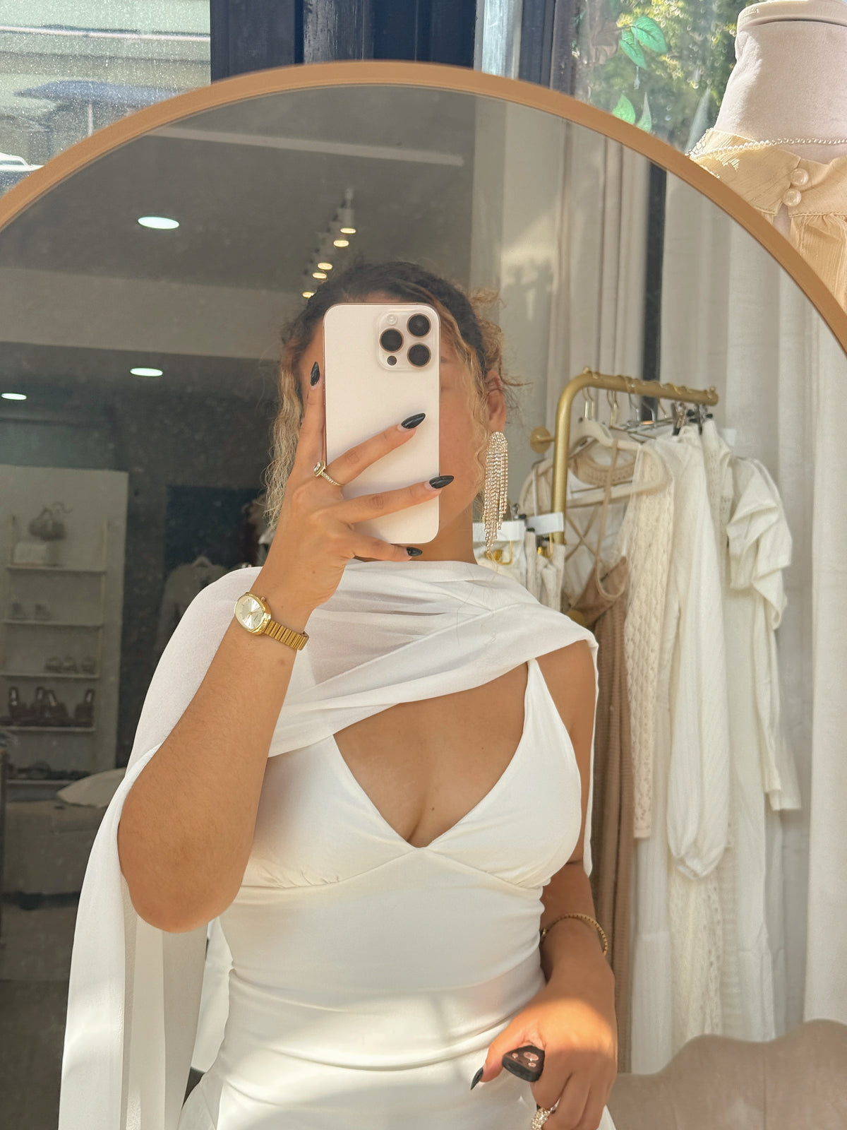 2pc White Pixie Dress