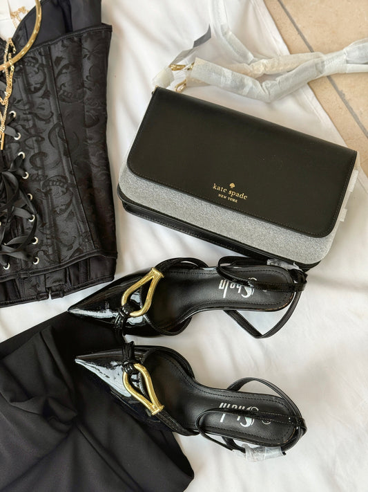 Black 3inch Pumps