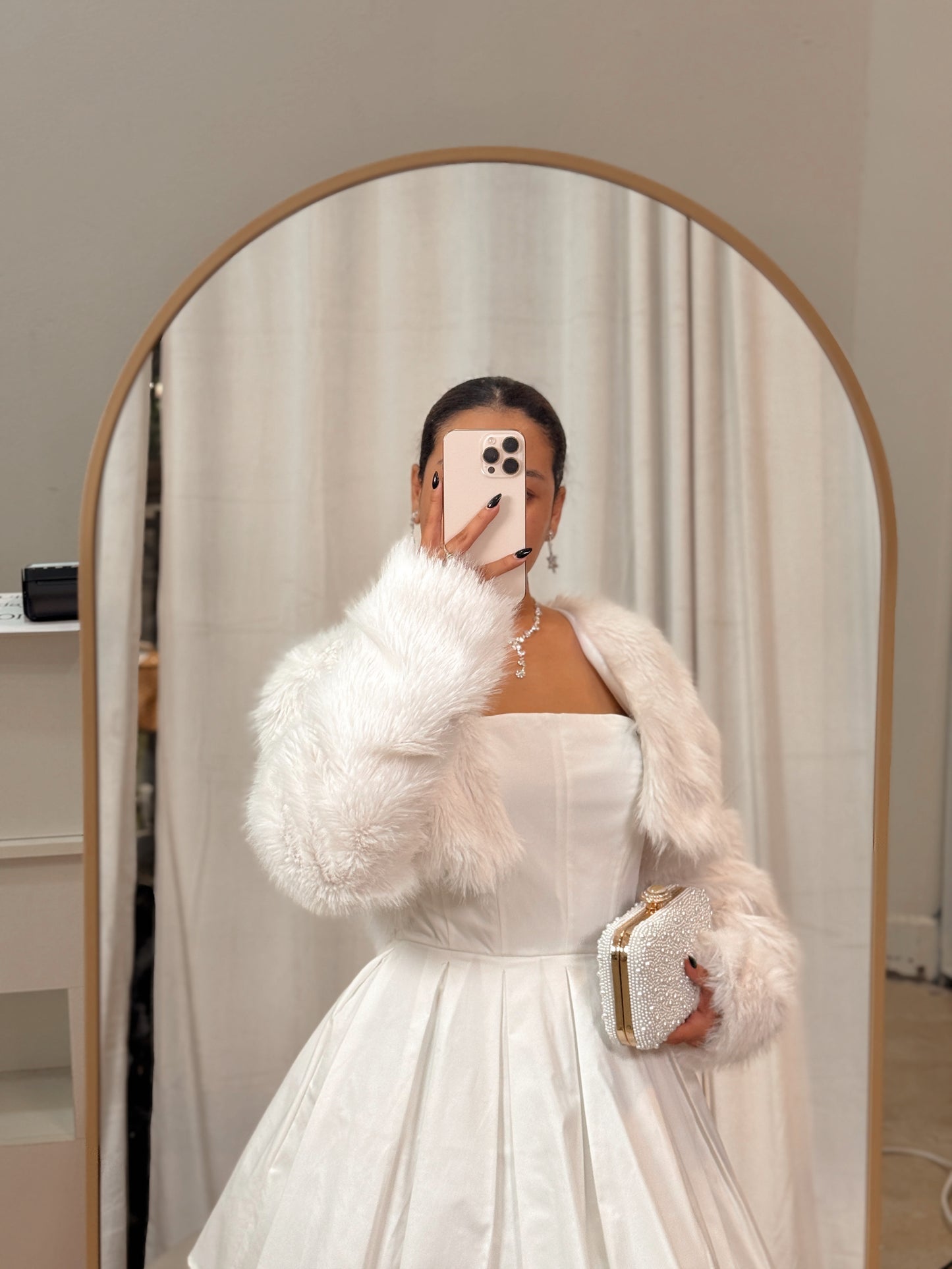 White Princess Al-Line Mini Dress