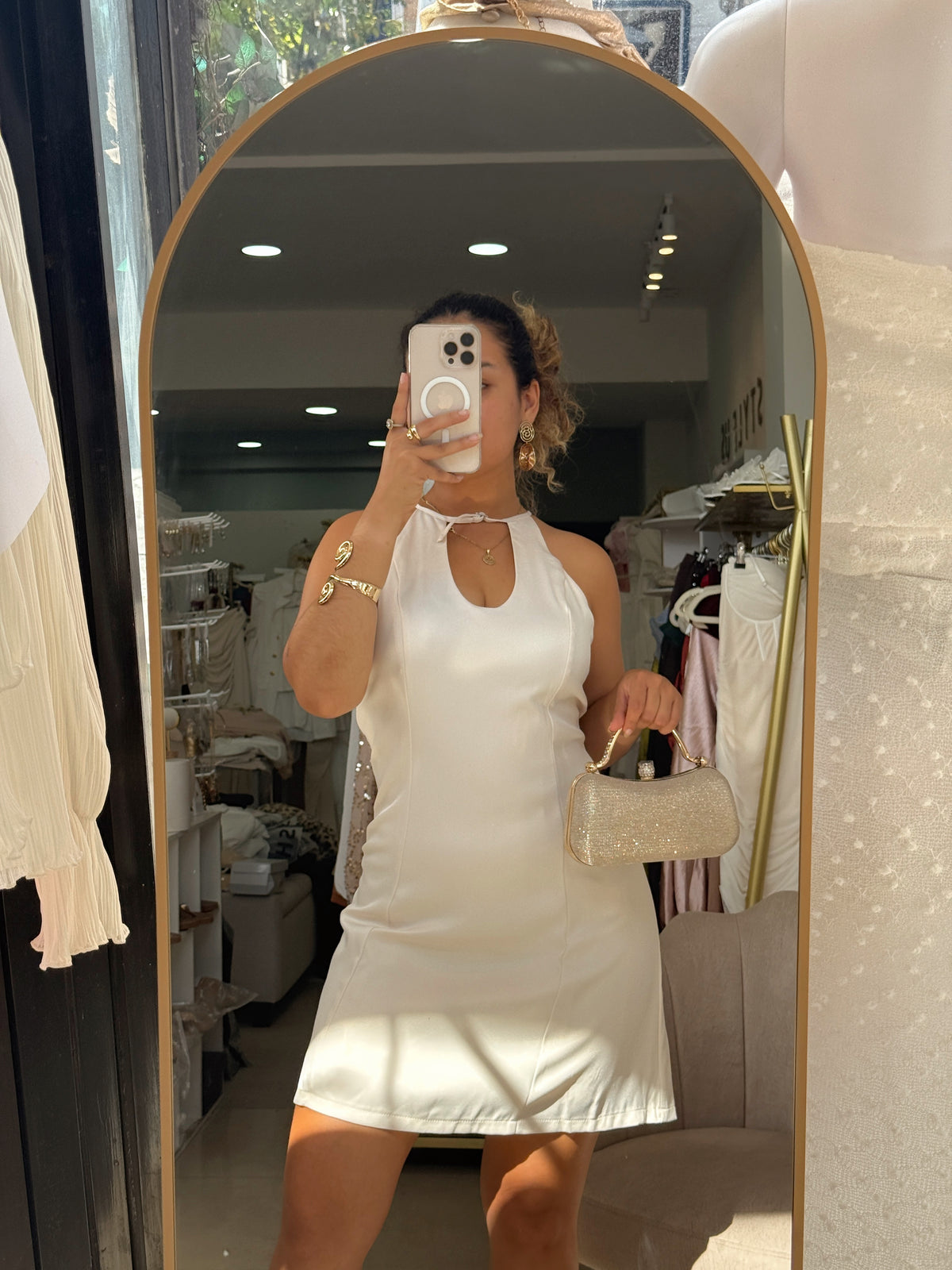 Ivory cream Semi-formal Dress