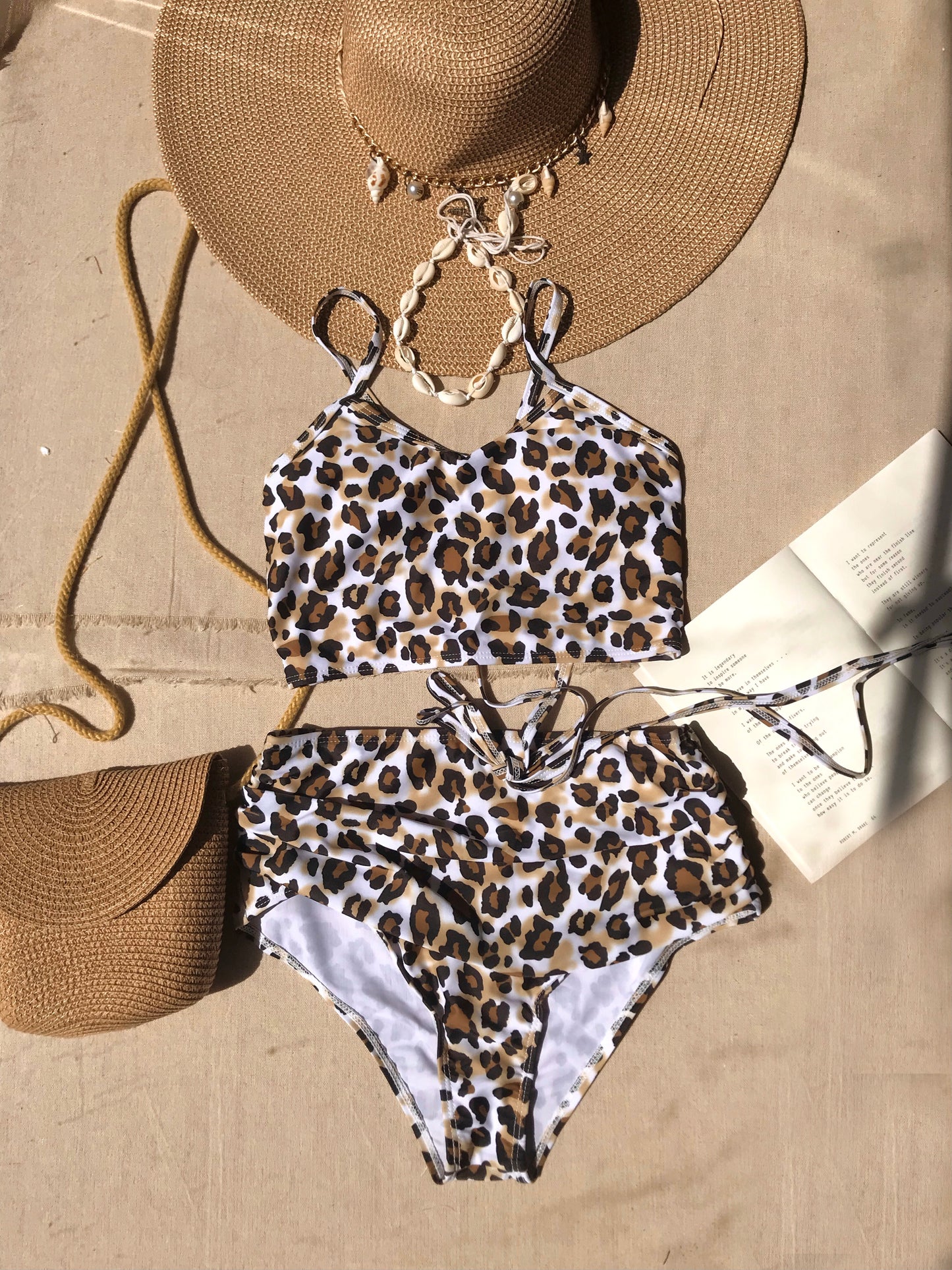 Cheetah High Waist Bikini